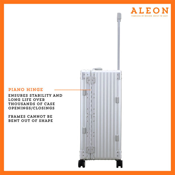 Aleon Aluminum 26″ Traveler with Suiter Checked Suitcase Aleon