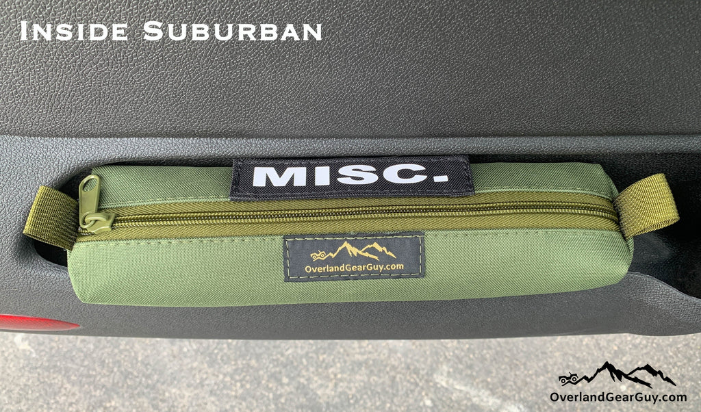 Universal Vehicle Storage Cubby Pouches (set of 2) Overland Gear Guy