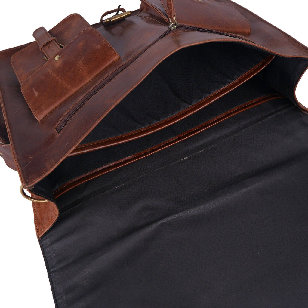 The Men's Distressed Classy Leather Bags