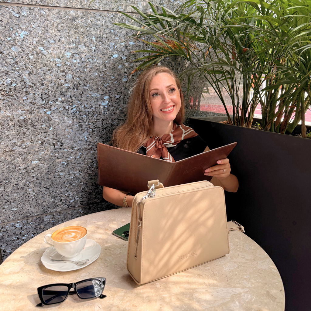 La Trotteuse Crossbody Travel Bag- Anti-theft, Sleek (NEW) Thafael