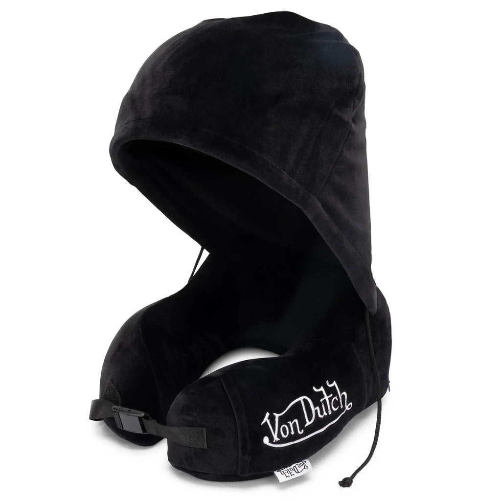 Eyeconic Hooded Ergonomic Memory Foam Travel Neck Pillow Travellty
