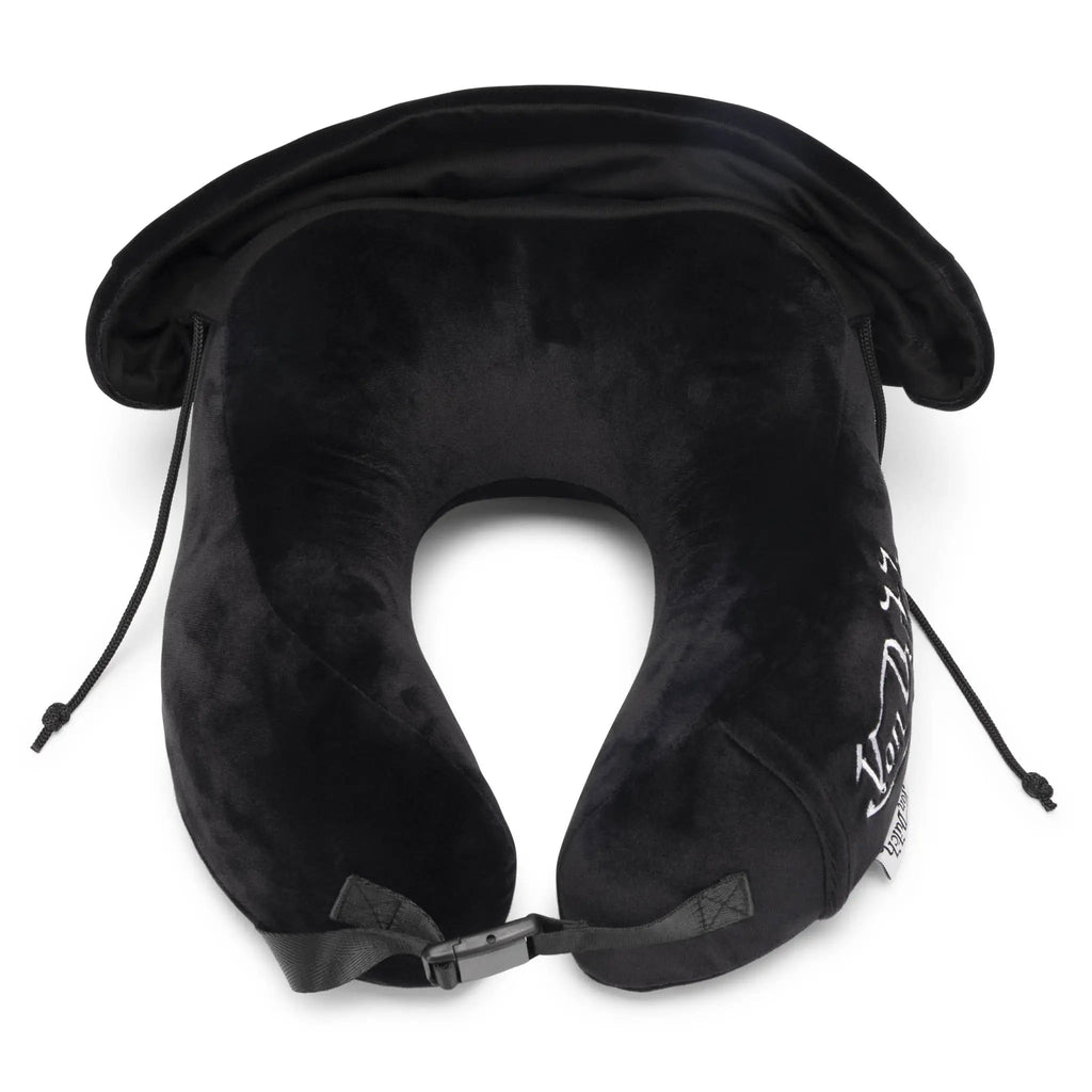 Eyeconic Hooded Ergonomic Memory Foam Travel Neck Pillow Travellty