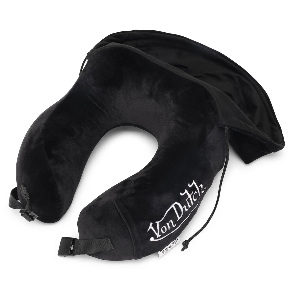 Eyeconic Hooded Ergonomic Memory Foam Travel Neck Pillow Travellty