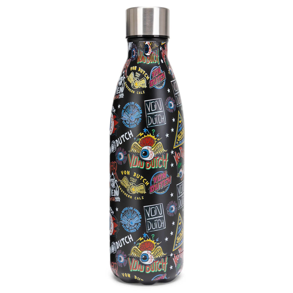 24oz Classic Hydration Double Walled Insulated Stainless Steel Bottle Travellty