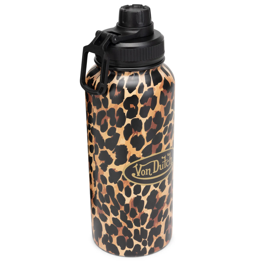 32oz Iconic Hydration Double Walled Insulated Stainless Steel Bottle Travellty