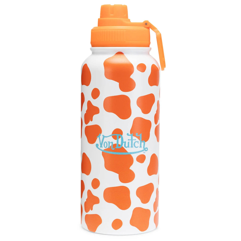 32oz Iconic Hydration Double Walled Insulated Stainless Steel Bottle Travellty