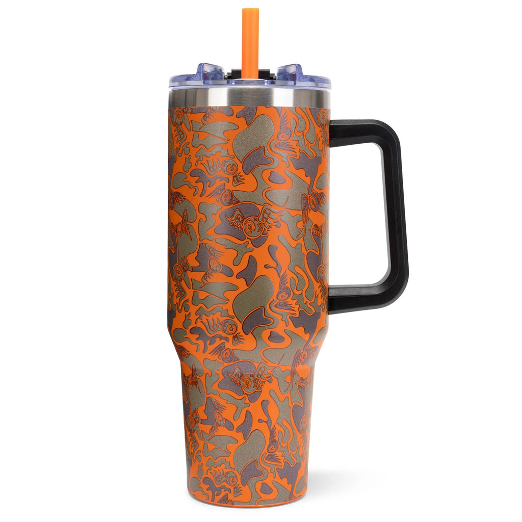 40oz Bold Double Walled Insulated Stainless Steel Tumbler Travellty