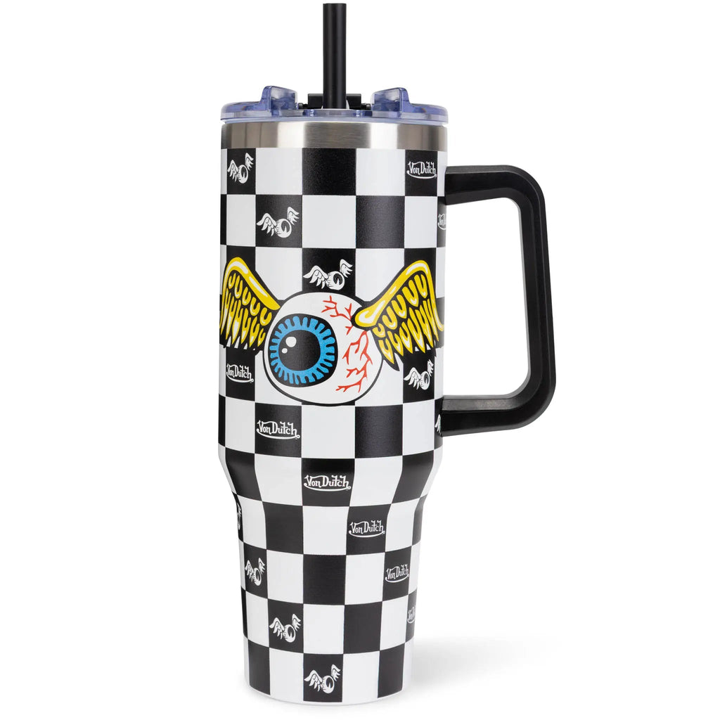 40oz Bold Double Walled Insulated Stainless Steel Tumbler Travellty