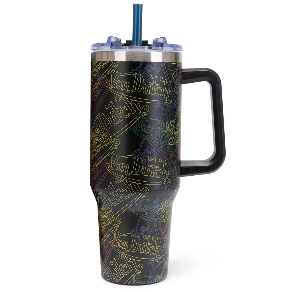 40oz Bold Double Walled Insulated Stainless Steel Tumbler Travellty
