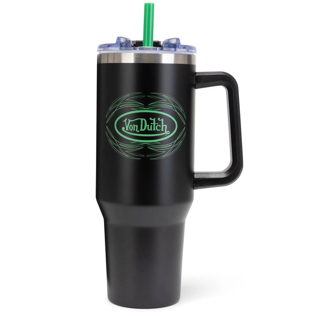 40oz Bold Double Walled Insulated Stainless Steel Tumbler Travellty