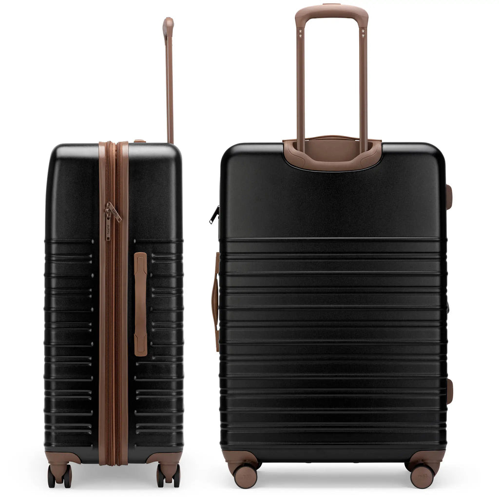 Retro Trek 3-Piece Expandable Hardside Spinner Luggage Set Travellty
