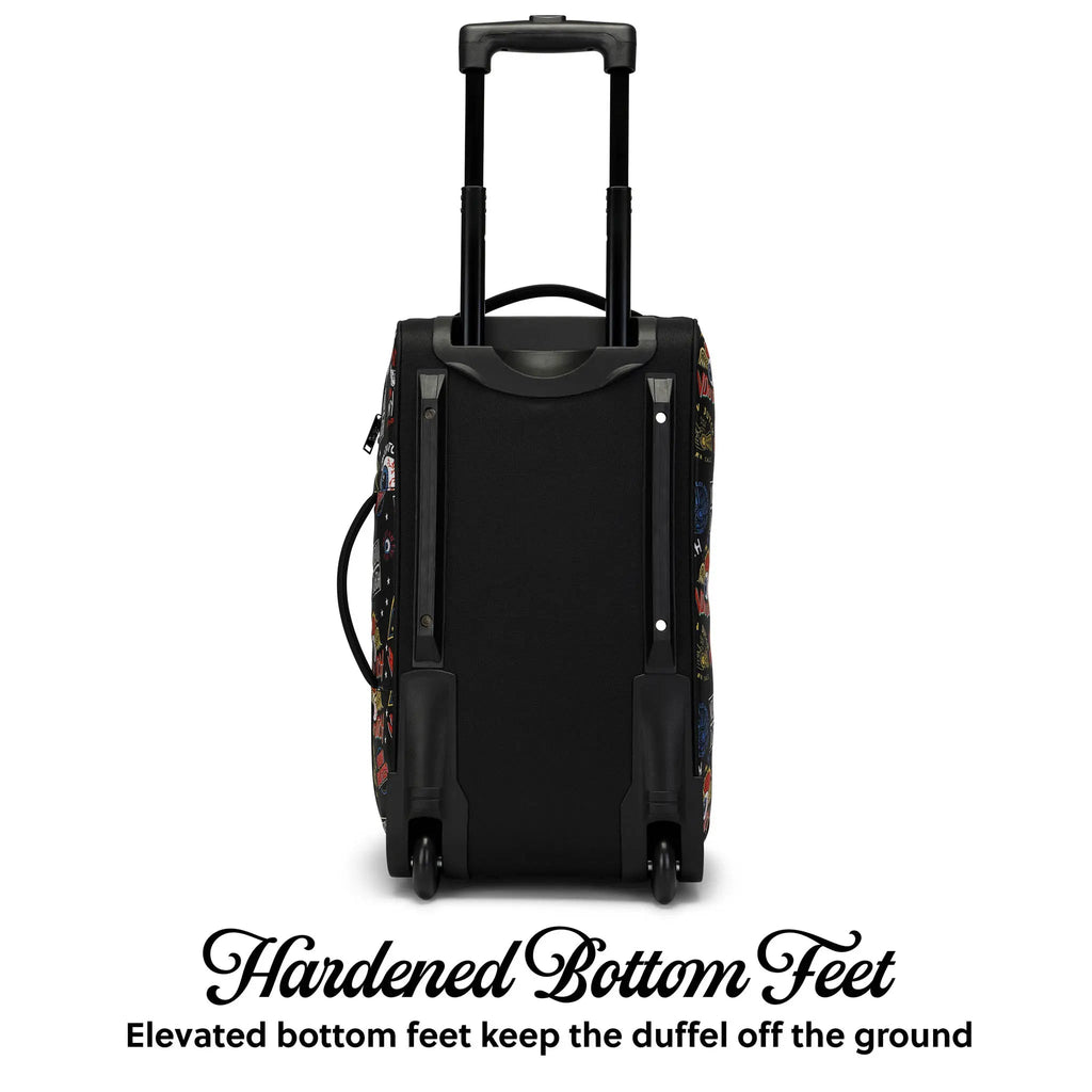 Jax Black 20" Carry-on Rolling Duffel Travellty