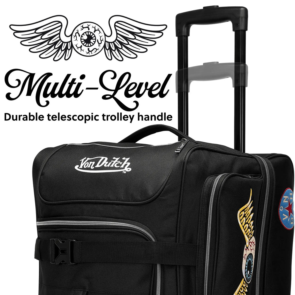 Signature Patch 20" Carry-on Rolling Duffel Travellty