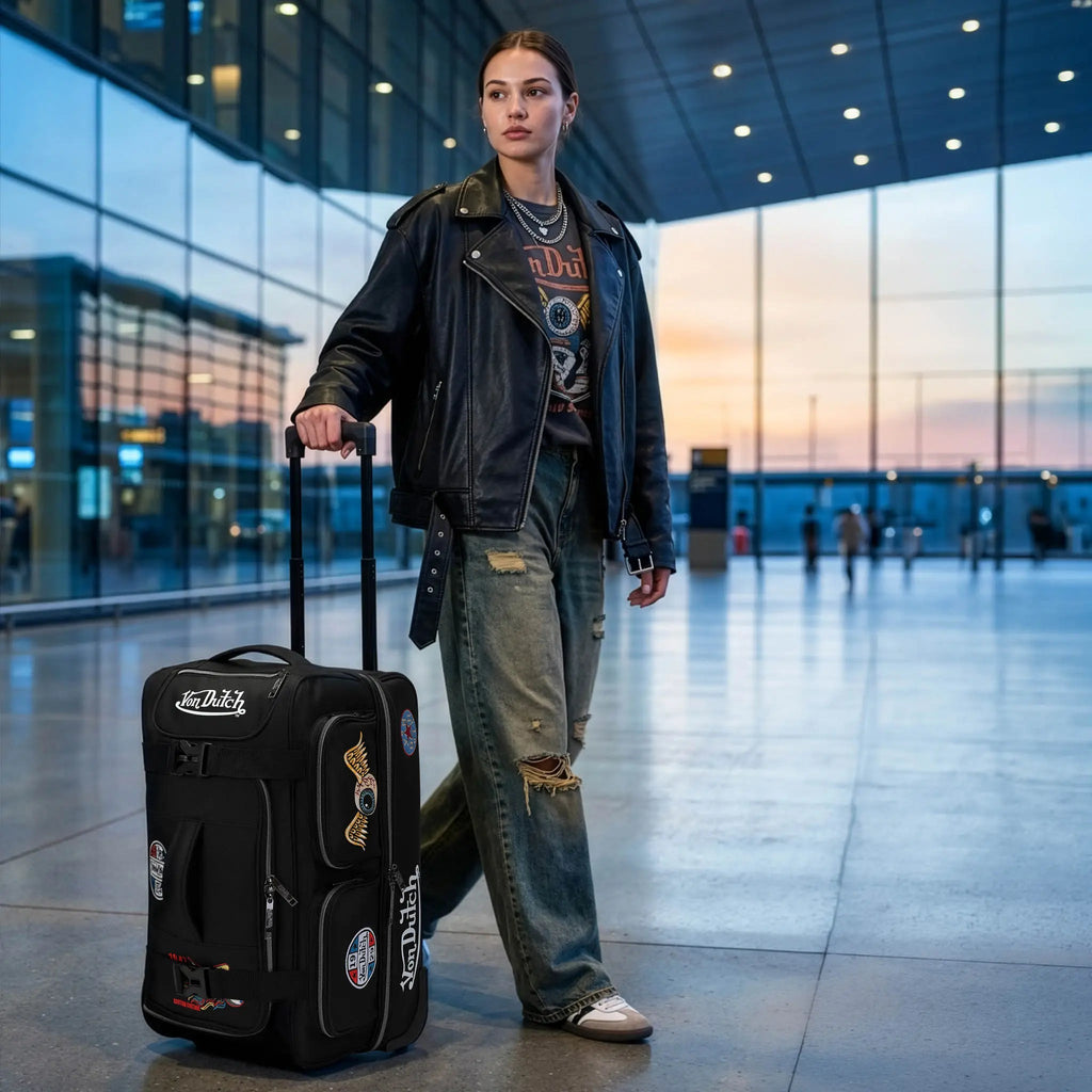 Signature Patch 20" Carry-on Rolling Duffel Travellty