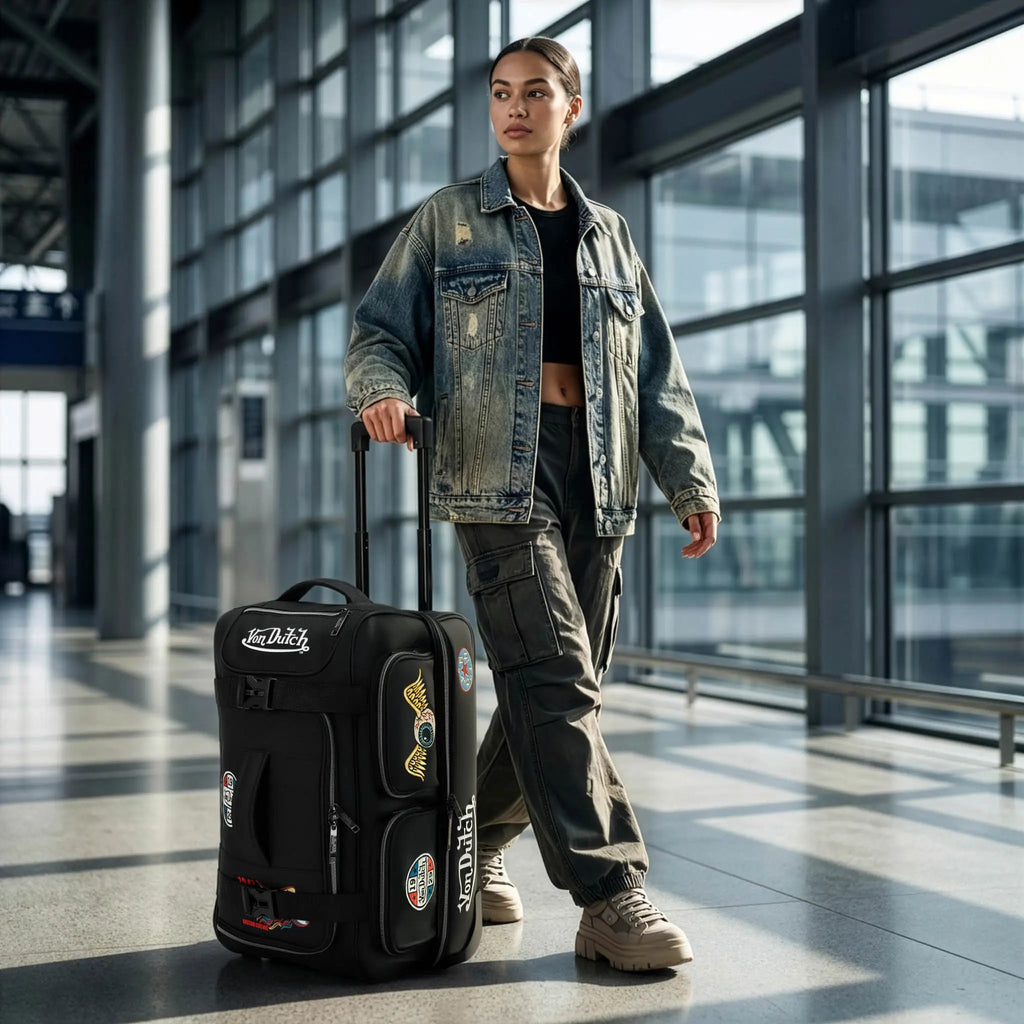 Signature Patch 20" Carry-on Rolling Duffel Travellty