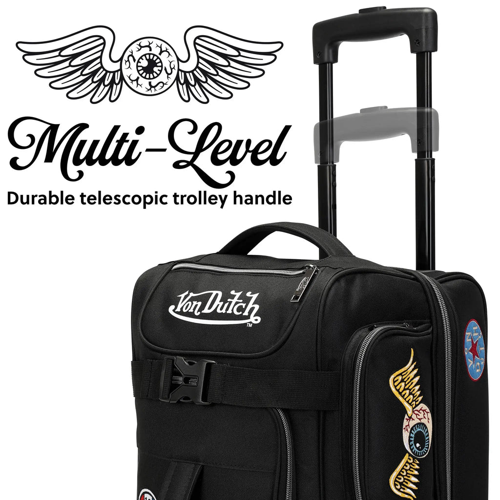 Signature Patch 28" Checked Rolling Duffel Travellty
