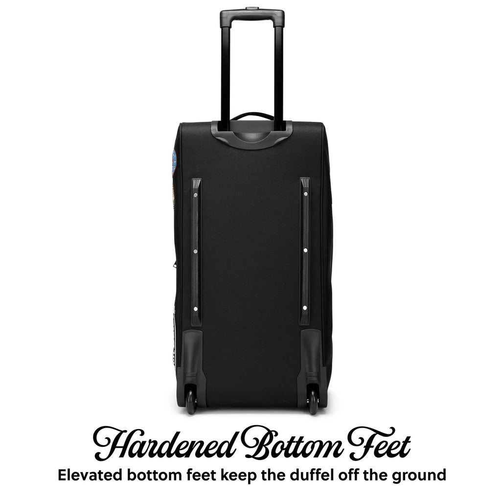Signature Patch 28" Checked Rolling Duffel Travellty