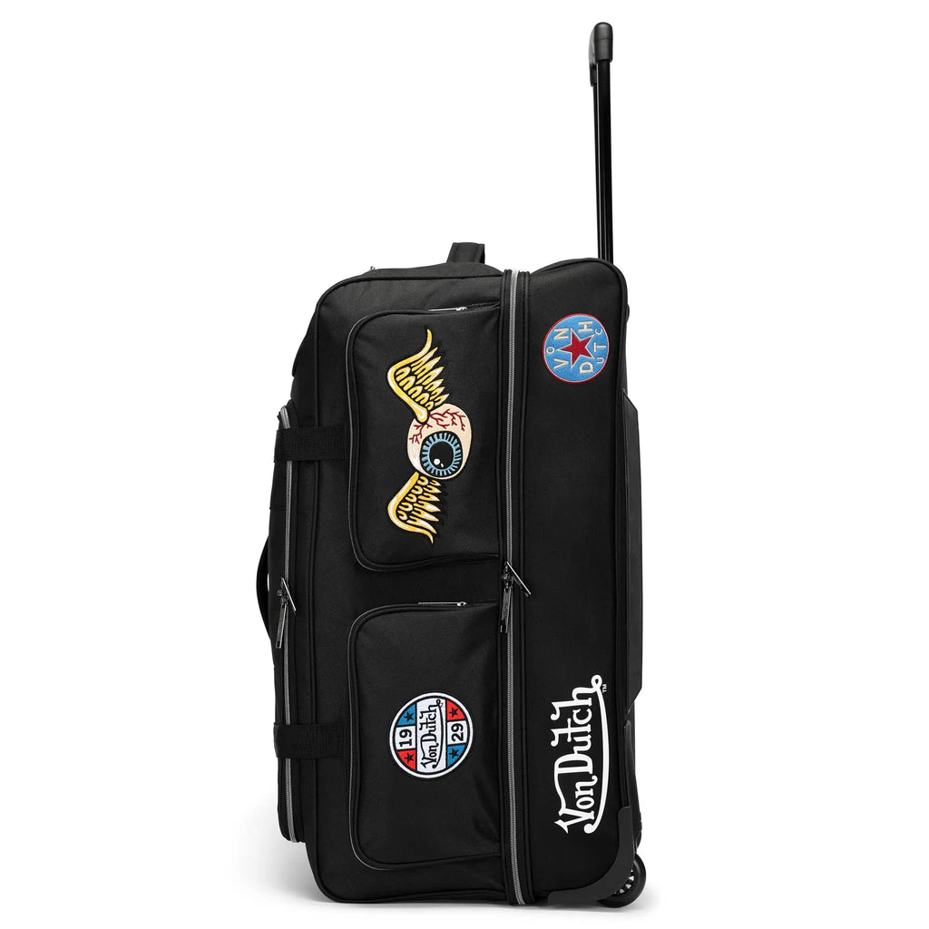 Signature Patch 28" Checked Rolling Duffel Travellty