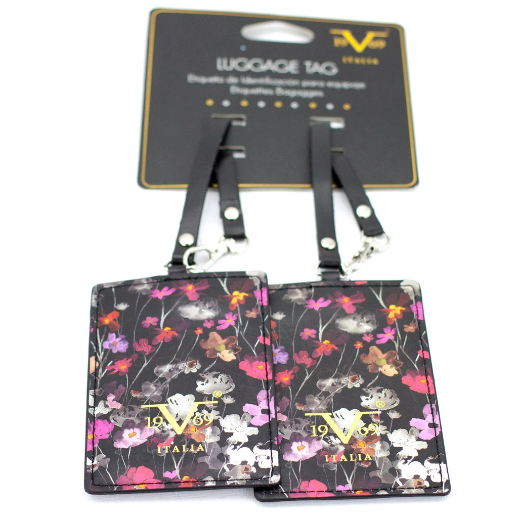 Runway Vegan Leather Luggage Tags Set Travellty