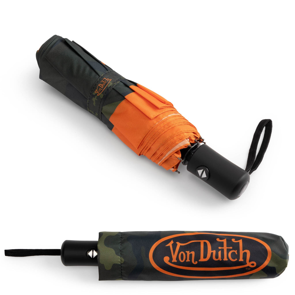 Camo Compact Automatic Umbrella, Strong & Portable Travellty