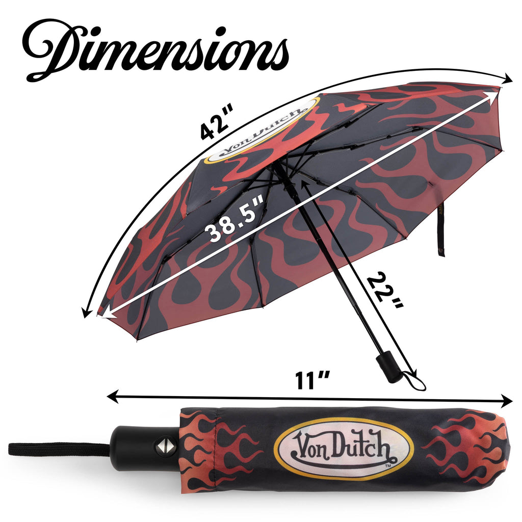 Nitro Compact Automatic Umbrella, Strong & Portable Travellty