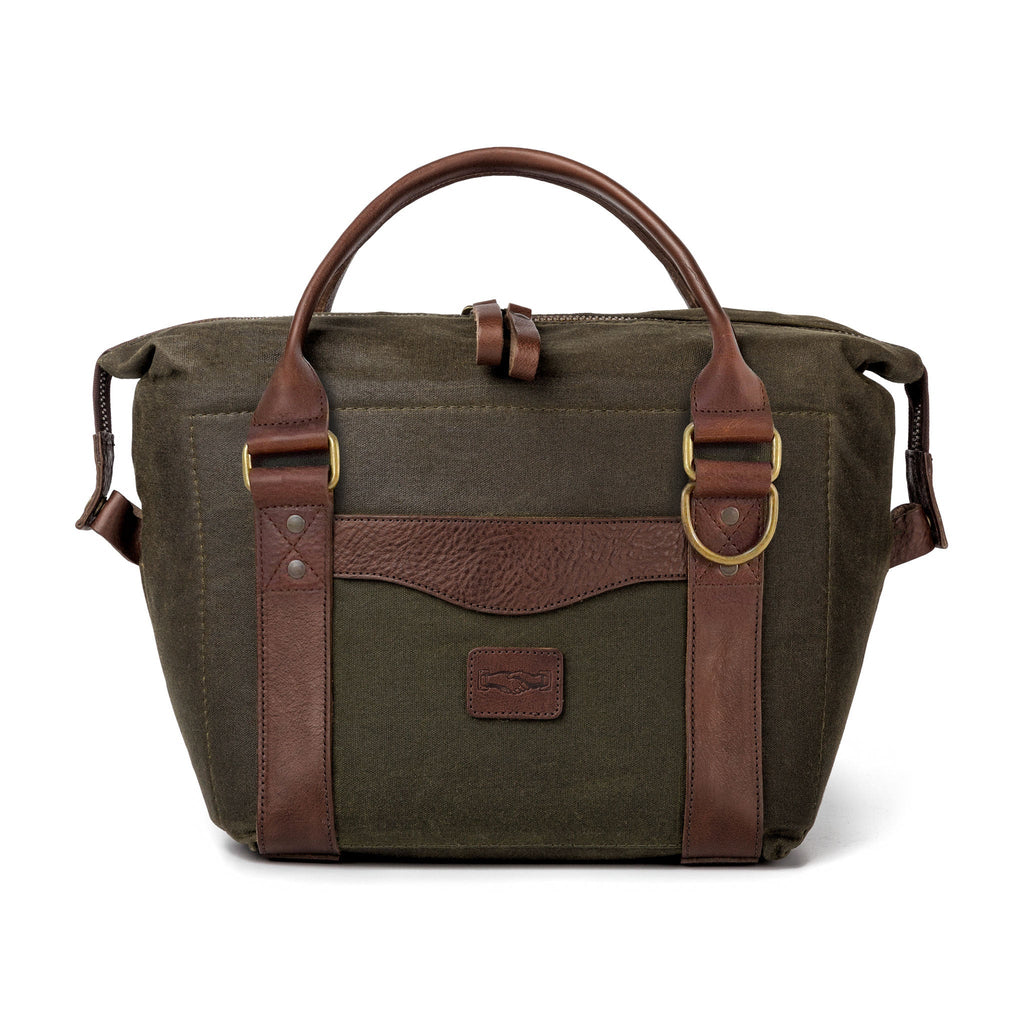 White Wing Waxed Canvas Cooler Mission Mercantile Leather Goods