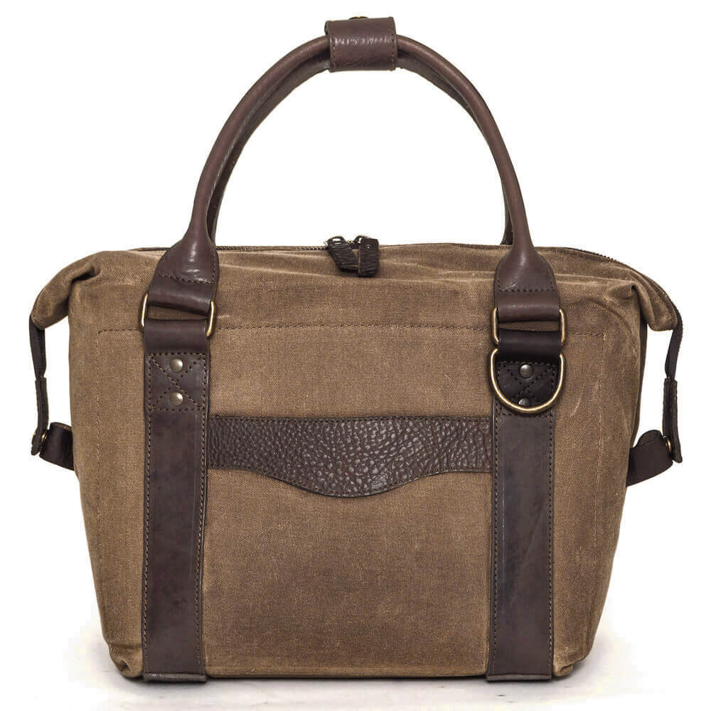 White Wing Waxed Canvas Cooler Mission Mercantile Leather Goods