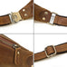 Wagner Leather Waist Bag | Full Grain Leather Fanny Pack STEEL HORSE LEATHER