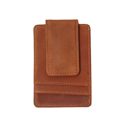 The Walden | Handmade Leather Front Pocket Wallet with Money Clip STEEL HORSE LEATHER