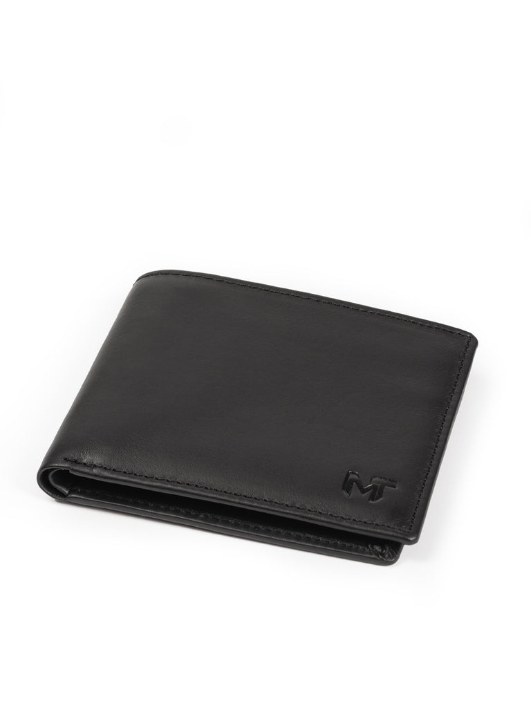 Wealth Ward Black Bi-folded Wallet Classy Leather Bags