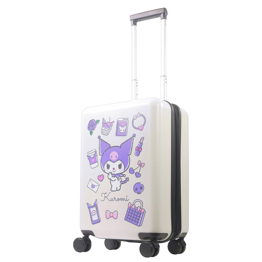 Sanrio Kuromi & My Melody 22.5" Hardside Carry-On Spinner by FŪL Ful Luggage