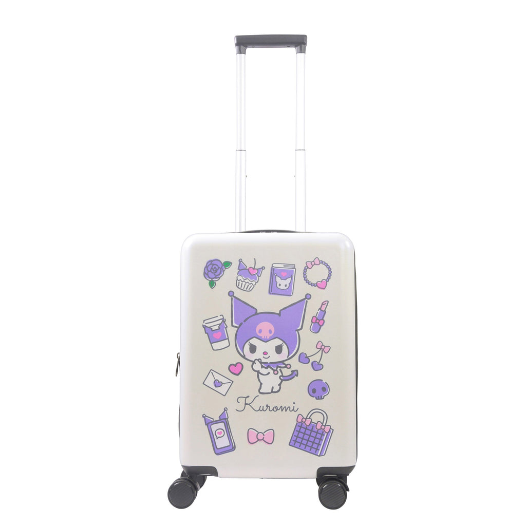 Sanrio Kuromi & My Melody 22.5" Hardside Carry-On Spinner by FŪL Ful Luggage