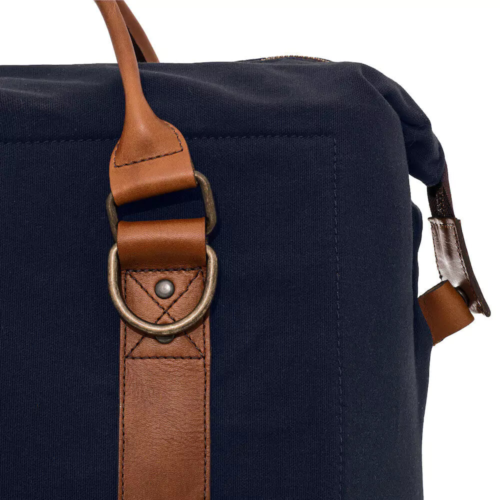 White Wing Waxed Canvas Large Cooler Mission Mercantile Leather Goods