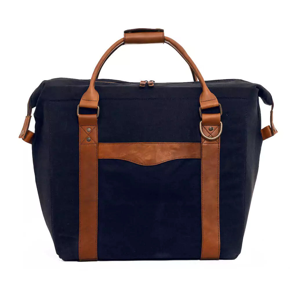 White Wing Waxed Canvas Large Cooler Mission Mercantile Leather Goods