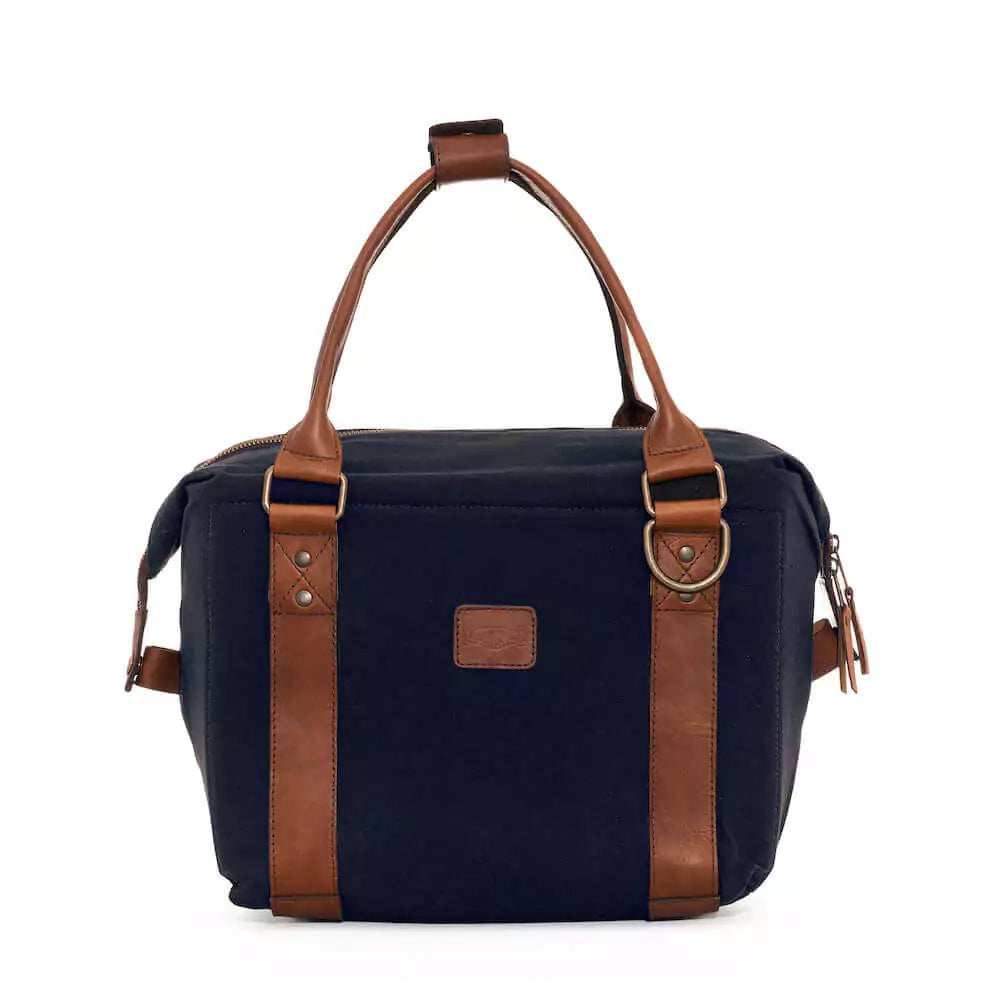 White Wing Waxed Canvas Cooler Mission Mercantile Leather Goods