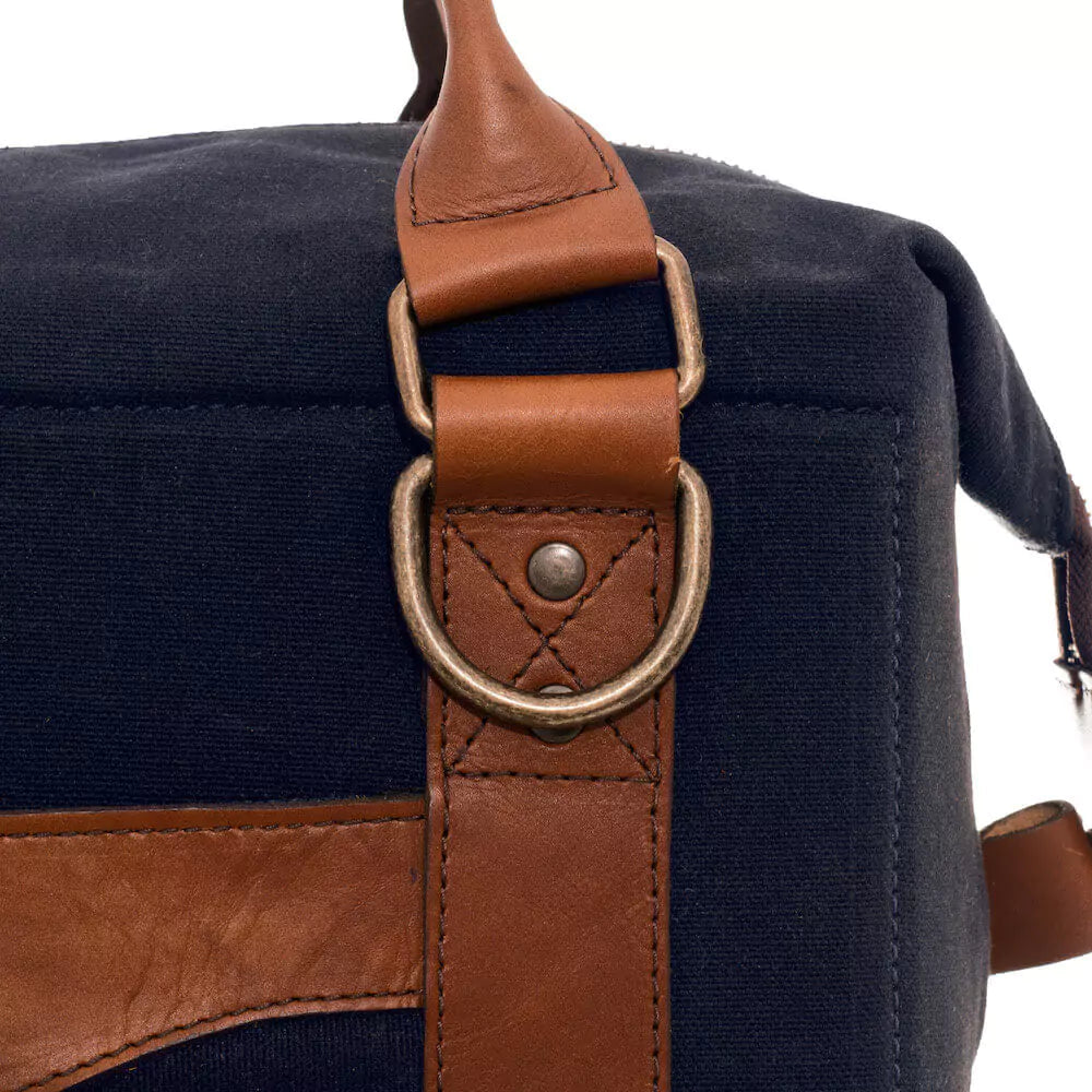 White Wing Waxed Canvas Cooler Mission Mercantile Leather Goods