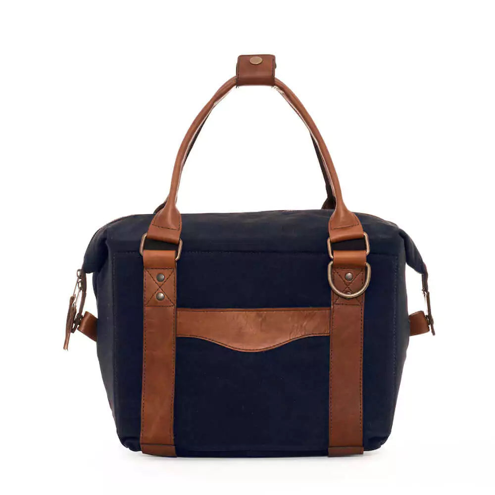 White Wing Waxed Canvas Cooler Mission Mercantile Leather Goods