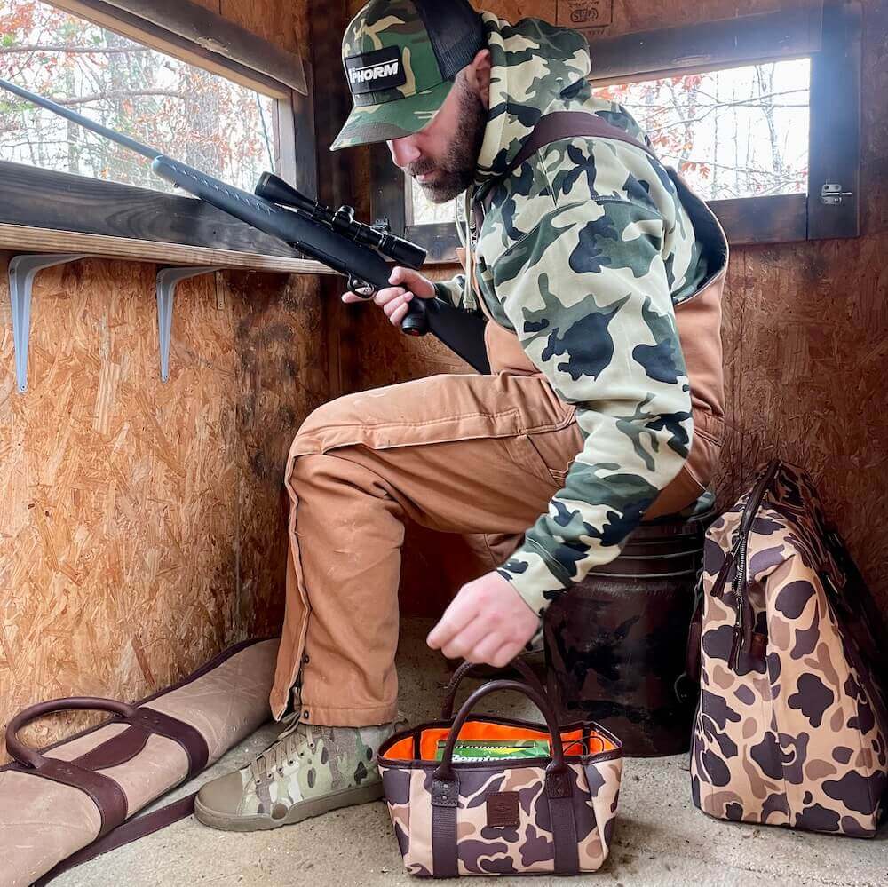 White Wing Waxed Canvas Large Cooler Mission Mercantile Leather Goods