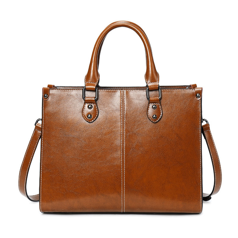 Women Leather Handbag, Full Grain Leather Designer Handbag, Gift For Her RockCow Leather Studio