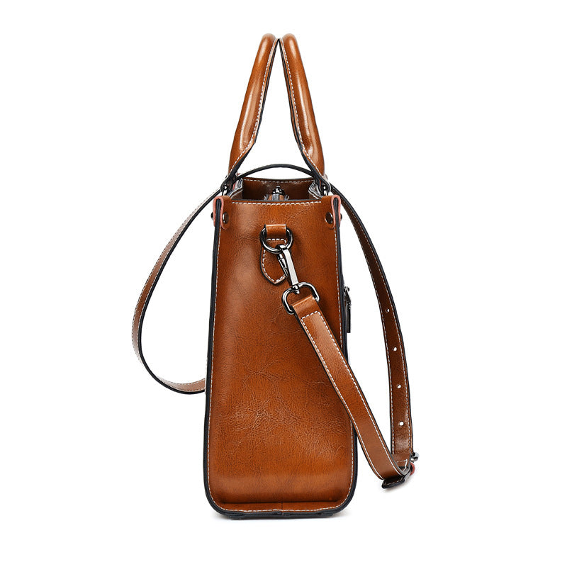 Women Leather Handbag, Full Grain Leather Designer Handbag, Gift For Her RockCow Leather Studio