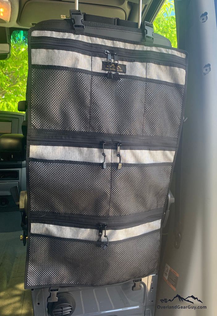 Yosemite Seat Organizer (for High Back Seats) Overland Gear Guy