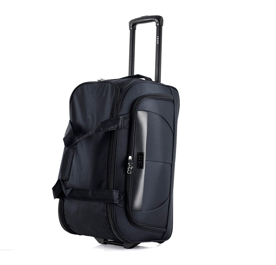 IZOD Carol 32" Lightweight Soft Shell Rolling Duffel Bag with Wheels and Telescopic Handle – Travel-Ready Luggage Duffel