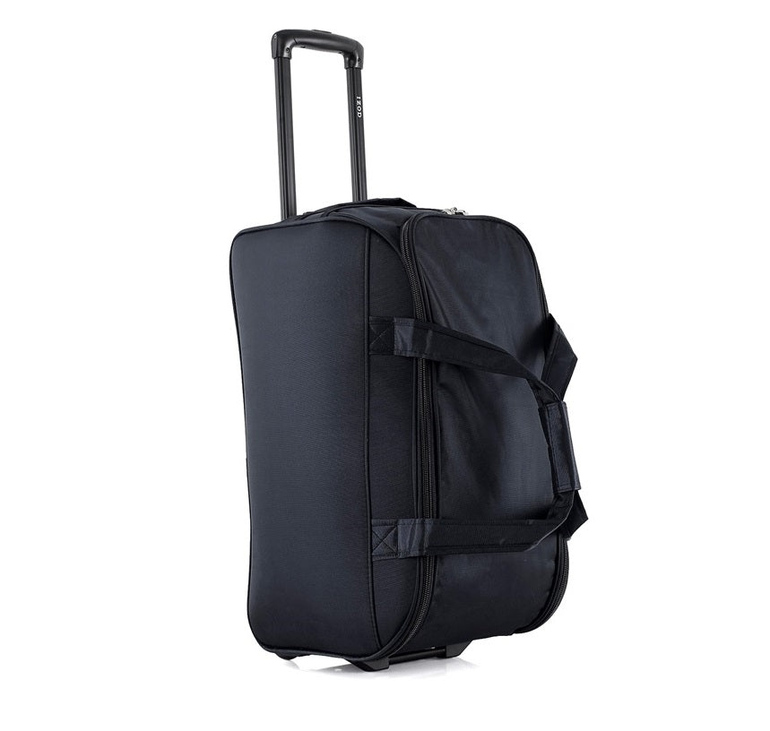 IZOD Carol 20" Lightweight Soft Shell Rolling Duffel Bag with Wheels and Telescopic Handle – Travel-Ready Luggage Duffel - LuggageDesigners