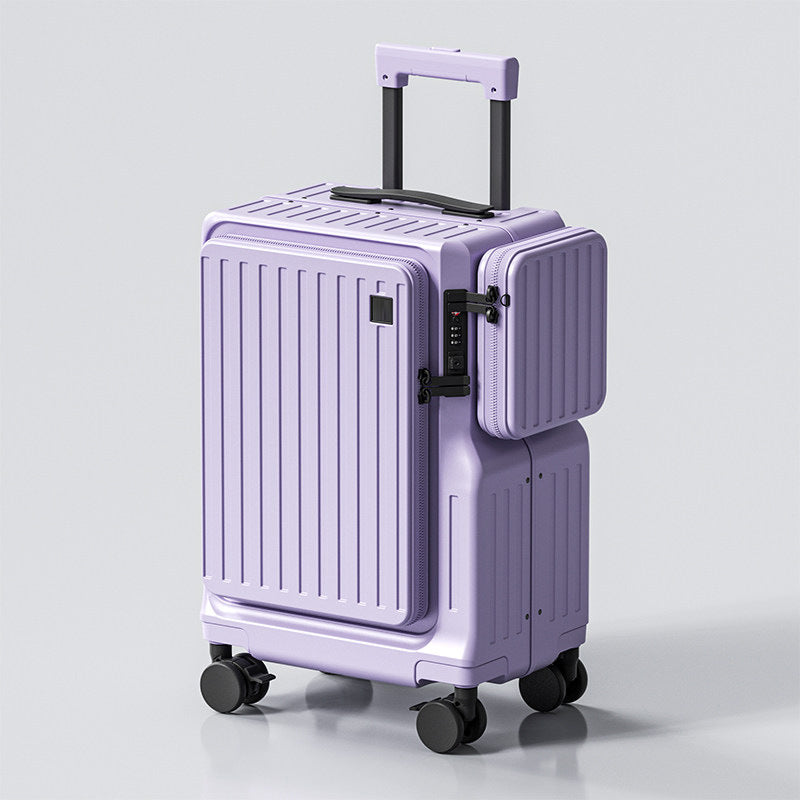 Front-opening 20-inch Carry-on Suitcase Social Buzz eSIMs