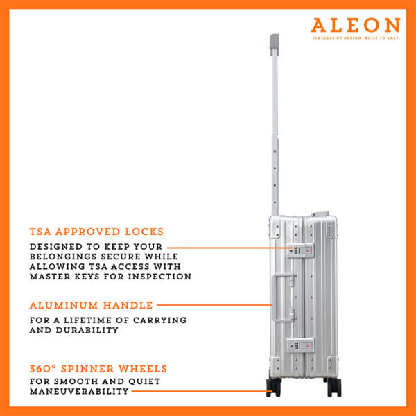 Aleon 21″ Aluminum International Carry-On Aleon