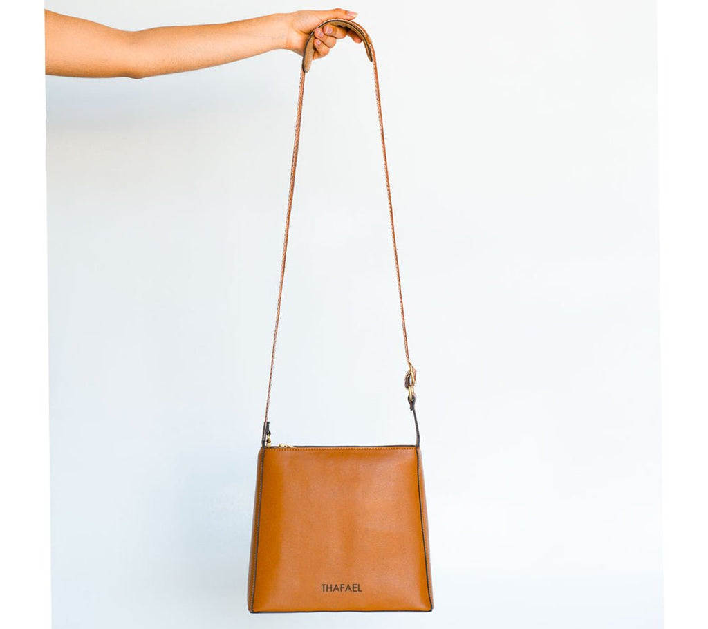 Thafael Crossbody Travel Bag – Anti-Theft, Vegan Cactus Leather (Limited Edition) Thafael