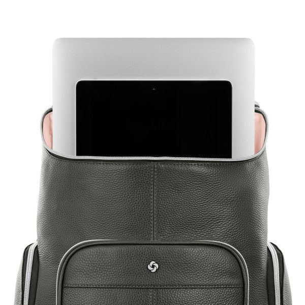 Samsonite Mobile Solution 2 Leather Deluxe Backpack Samsonite