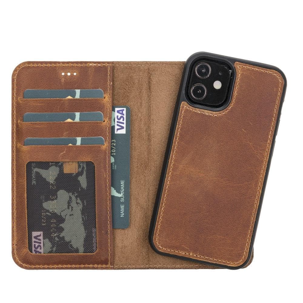 Magic iPhone 11 Pro Detachable Leather Wallet Case - LuggageDesigners