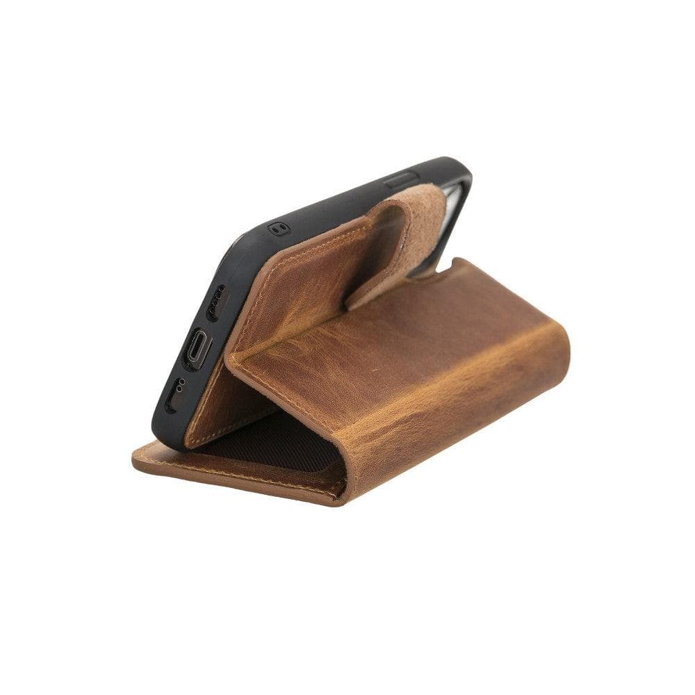 Magic iPhone 11 Pro Detachable Leather Wallet Case - LuggageDesigners