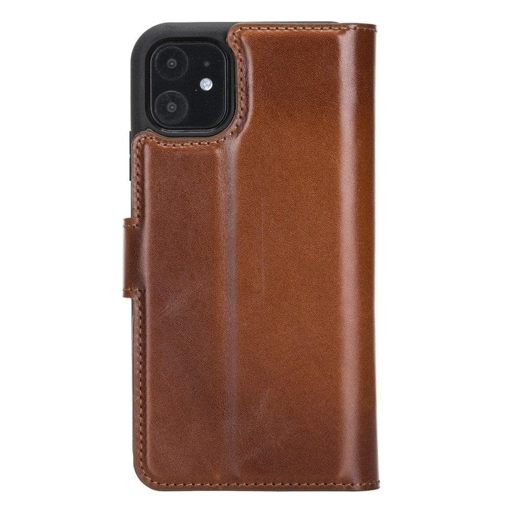 Magic iPhone 11 Pro Max Detachable Leather Wallet Case - LuggageDesigners
